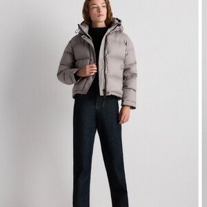 Responsible Down Cropped Puffer Jacket (worn only in photo shoot)